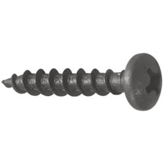 Black Screws - #8 x 1" - Pack of 100