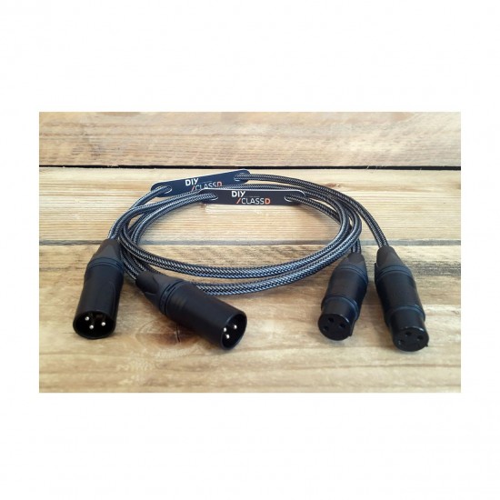 DIYClassD Stereo Interconnect XLR-XLR 1m