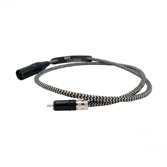 DIYClassD Stereo Interconnect RCA-XLR 1m