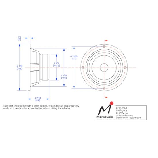 Mark Audio CHR70 Gen 3 - Grey